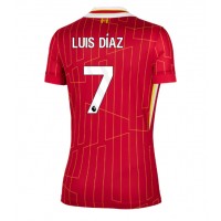 Zenski Nogometni Dres Liverpool Luis Diaz #7 Domaci 2024-25 Kratak Rukav